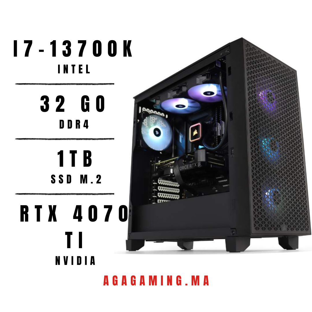 PC Gamer i7-13700k/32Gb/1Tb/RTX 4070 TI 12Gb PC Gamer i7-13700k/32Gb/1Tb/RTX 4070 TI 12Gb